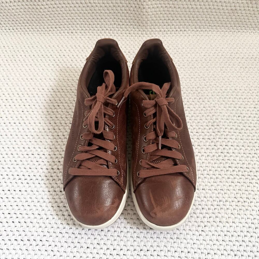 Kuru Men's Roam Clove Brown Leather Classic Court Sneaker Gum Sole Heel Men 9.5 - Picture 5 of 11